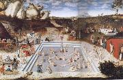 CRANACH, Lucas the Elder Fountain of Youth oil painting